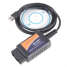 OBD2 Elm327 USB escáner de plástico 25k 80 y FT232rl Chip